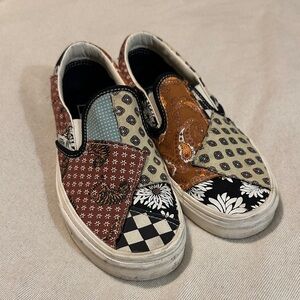 Vans Multicolor Patchwork Slip-Ons